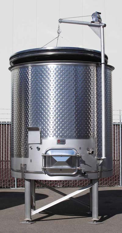 floating lid stainless wine tank